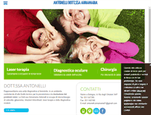 Tablet Screenshot of oculistaantonelli.com
